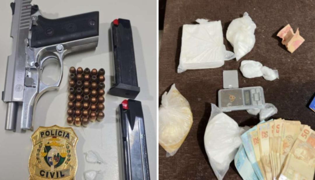 Polícia Civil cumpre 17 mandados de prisão e apreende armas e drogas em operação no Ceará