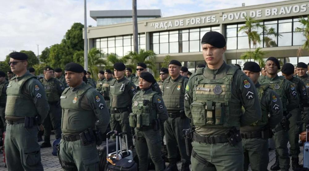 PMCE envia 1.653 policiais para reforçar a segurança em 165 municípios do interior do Ceará